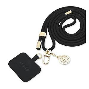 Universal Λουράκι Λαιμού Guess για Θήκες Κινητών CBDY Nylon 4G Μαύρο