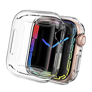Θήκη TPU Ahastyle WA05 Premium Apple Watch 7 41mm Διάφανο (2 τεμ.)