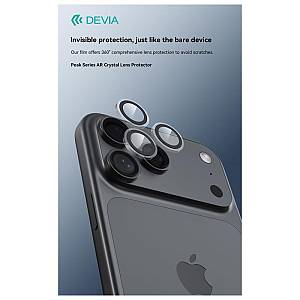 Θήκη TPU & PC Shock Proof Devia Magnetic & Tempered Glass & Camera Cover Apple iPhone 17 Star Pack Διάφανο