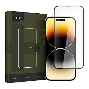 Tempered Glass Full Face Hofi Pro+ Apple iPhone 15 Pro Max Μαύρο (1 τεμ.)