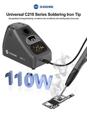 SUNSHINE σταθμός κόλλησης 210 Pro με κολλητήρι, 110W, 100~450 °C 210PRO