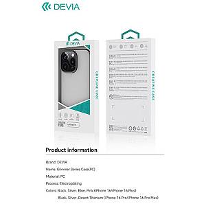 Θήκη PC Devia Apple iPhone 16 Pro Glimmer Μαύρο