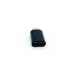 Αντάπτορας Maxlife USB C Θηλυκό σε Lightning Αρσενικό Μαύρο