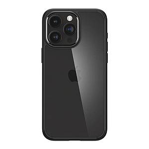 Θήκη TPU & PC Spigen Ultra Hybrid Apple iPhone 15 Pro Διάφανο-Μαύρο