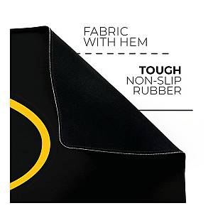 Mousepad DC Batman 001 80x40cm Μαύρο-Κίτρινο (1 τεμ)