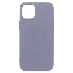 Θήκη Liquid Silicon inos Apple iPhone 12 Pro Max L-Cover Γκρι-Μπλε