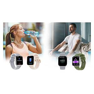 Smartwatch myPhone Pastel 1.75 Ασημί/Γκρι
