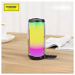 Φορητό Ηχείο Bluetooth Foneng BL15 Full Screen Colorful TWS BT 5.0 EDR 4000mAh 8W Μαύρο