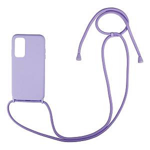 Θήκη Σιλικόνης με Κορδόνι CarryHang Sonique Xiaomi Redmi Note 11 4G / Redmi Note 11S Λιλά