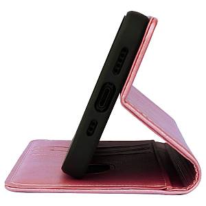 Θήκη Πορτοφόλι Vintage Magnet Wallet Sonique Xiaomi Redmi Note 11 4G / Redmi Note 11S Ροζ Χρυσό