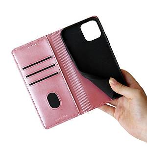 Θήκη Πορτοφόλι Vintage Magnet Wallet Sonique Xiaomi Redmi Note 11 4G / Redmi Note 11S Ροζ Χρυσό