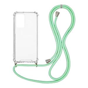 Θήκη Σιλικόνης με Κορδόνι Sonique Armor Clear Xiaomi Redmi Note 11 4G / Redmi Note 11S Βεραμάν
