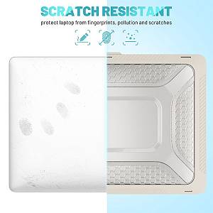 Θήκη για MacBook Sonique Icy Guardian με Βάση Στήριξης Apple MacBook Air 13 2018/2020 Μπεζ