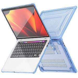 Θήκη για MacBook Sonique Icy με Βάση Στήριξης Apple MacBook Pro 13 2018/2020/2022 Γαλάζιο