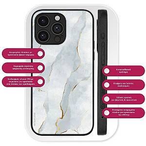 Θήκη Sonique Marble Series για Xiaomi Redmi Note 11 4G / Redmi Note 11S Λευκό 01