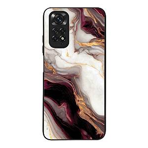 Θήκη Sonique Marble Series για Xiaomi Redmi Note 11 4G / Redmi Note 11S Μπορντώ