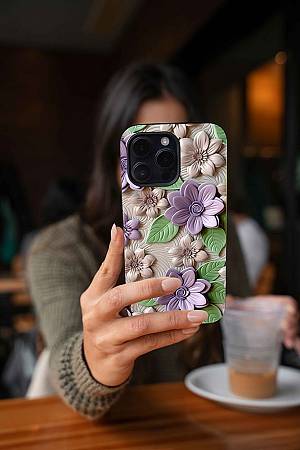 Θήκη Sonique 3D Flower Series για Xiaomi Redmi Note 11 4G / Redmi Note 11S Βιολετί
