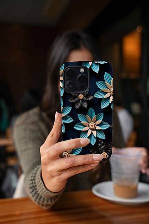 Θήκη Sonique 3D Flower Series για Xiaomi Redmi Note 11 4G / Redmi Note 11S Γαλάζιο