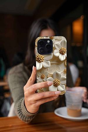 Θήκη Sonique 3D Flower Series για Xiaomi Redmi Note 11 4G / Redmi Note 11S Λευκό