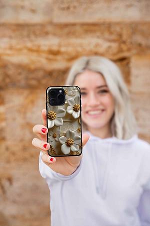 Θήκη Sonique 3D Flower Series για Xiaomi Redmi Note 11 4G / Redmi Note 11S Λευκό