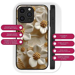 Θήκη Sonique 3D Flower Series για Xiaomi Redmi Note 11 4G / Redmi Note 11S Λευκό