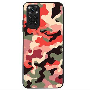 Θήκη Sonique Camouflage Army Series για Xiaomi Redmi Note 11 4G / Redmi Note 11S Κόκκινο