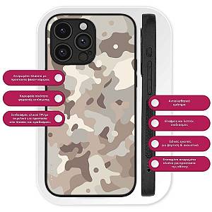 Θήκη Sonique Camouflage Army Series για Xiaomi Redmi Note 11 4G / Redmi Note 11S Μπεζ