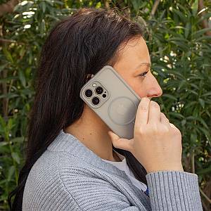 Θήκη Magnetic MagFrost Sonique Apple iPhone 16 Ανοιχτό Γκρι
