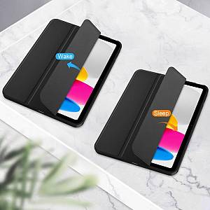 Θήκη Flip Smart inos Apple iPad 10.9 (2022) με TPU & SC Pen Μαύρο