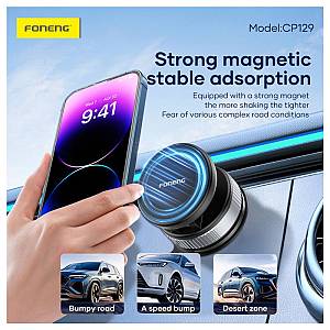 Universal Βάση Στήριξης Ταμπλό & Παμπρίζ Αυτοκινήτου Μαγνητική Αναδιπλούμενη Foneng CP129 Μαύρο