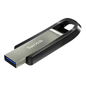 USB 3.2 Flash Disk SanDisk Extreme Go SDCZ810 USB A 64GB 395MB/s Μαύρο