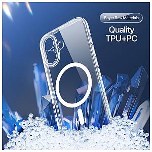 Θήκη TPU & PC Dux Ducis Clin Magnetic MagSafe Apple iPhone 17 Διάφανο