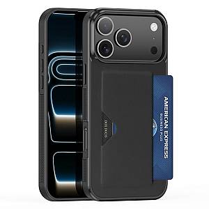 Θήκη TPU PU & PC Dux Ducis Pocard Apple iPhone 17 Pro Μαύρο