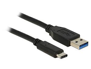 DELOCK καλώδιο USB-C σε USB 83870, 10Gbps, 1m, μαύρο 83870