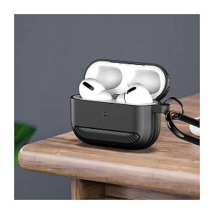 Θήκη TPU Dux Ducis PECB Apple AirPods Pro 2 με Γάντζο Γκρι