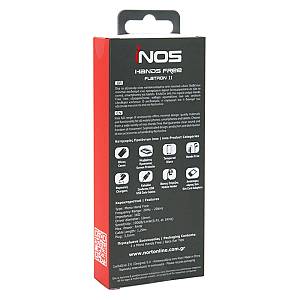 Hands Free Mono inos 3.5mm Flatron II με Μικρά Ακουστικά Μαύρο