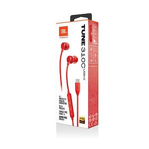 Hands Free Stereo JBL Tune T310C USB C Κόκκινο
