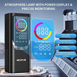 NEXPOW συμπιεστής αέρος αυτοκινήτου NP17, 6000mAh, 150PSI AVP-NP17