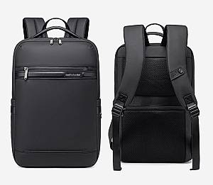 ARCTIC HUNTER τσάντα πλάτης B00872 με θήκη laptop 15.6, 14.5L, μαύρη B00872-BK