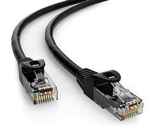 POWERTECH καλώδιο δικτύου CAB-N402, Cat 6 U/UTP, CCA, 250Hz, 0.5m, μαύρο CAB-N402