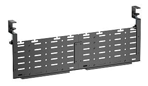 BRATECK cable management γραφείου CC11-20-2, μεταλλικό, 768x63x307mm, μαύρο CC11-20-2