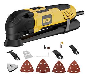 DELI παλινδρομικό πολυεργαλείο DC650, 300W, ρυθμιζόμενη ταχύτητα DC650