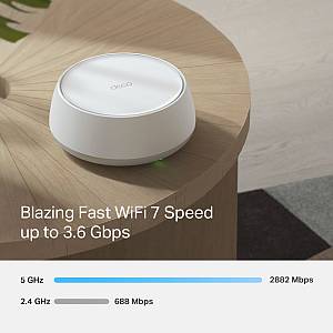 TP-LINK Home Mesh WiFi 7 System Deco BE25, 3600Mbps ΒΕ3600, V1.0 DECO-BE25