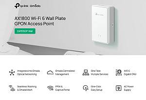 TP-LINK access point EAP615GP-Wall, WiFi 6, 1800Mbps AX1800, Mesh, GPON, V1.0 EAP615GP-WALL