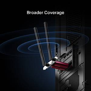 MERCUSYS κάρτα δικτύου WiFi 7 & Bluetooth MA37BE, 6500Mbps BE6500, PCIe, V1.0 MA37BE