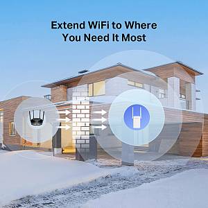 MERCUSYS range extender ME80X, WiFi 6, 3000Mbps AX3000, V1.0 ME80X