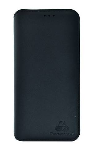 POWERTECH Θήκη Slim Leather για Xiaomi Redmi Note 6, μαύρη MOB-1176