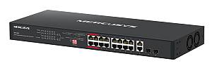 MERCUSYS rackmount switch MS120GP, 20x Gigabit θύρες, PoE+, V1.0 MS120GP