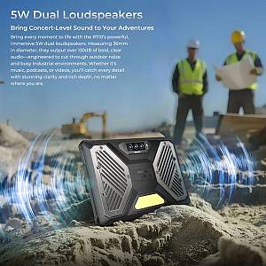 OUKITEL tablet RT10, 11, 12/512GB, 25000mAh, IP68/IP69K/MIL-STD-810H, 5G, μαύρο RT10