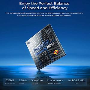 OUKITEL tablet RT10, 11, 12/512GB, 25000mAh, IP68/IP69K/MIL-STD-810H, 5G, μαύρο RT10